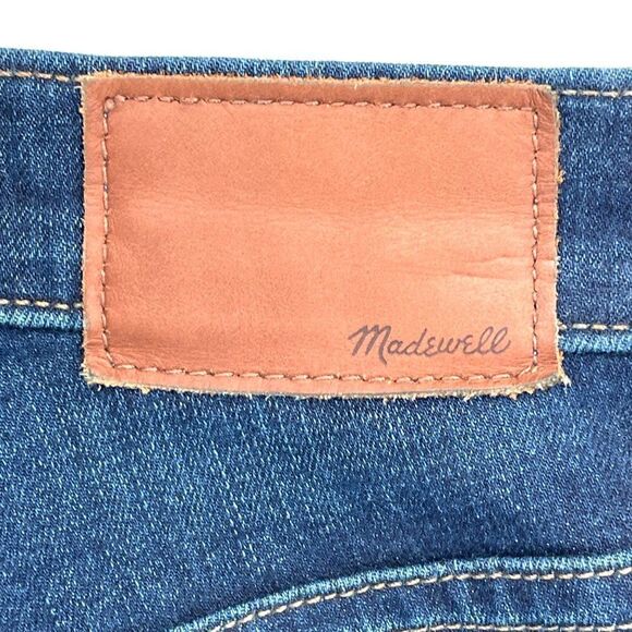 Madewell 10"‎ High Riser Skinny Skinny Jeans F4684 Dark Wash Stretch Women 25 - Picture 11 of 15